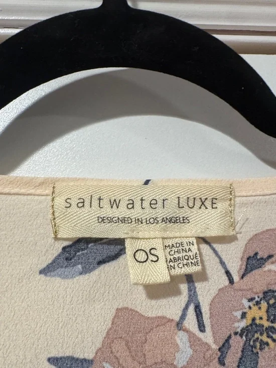 Saltwater LUX Floral Kimono | One Size | EUC - Picture 4 of 6